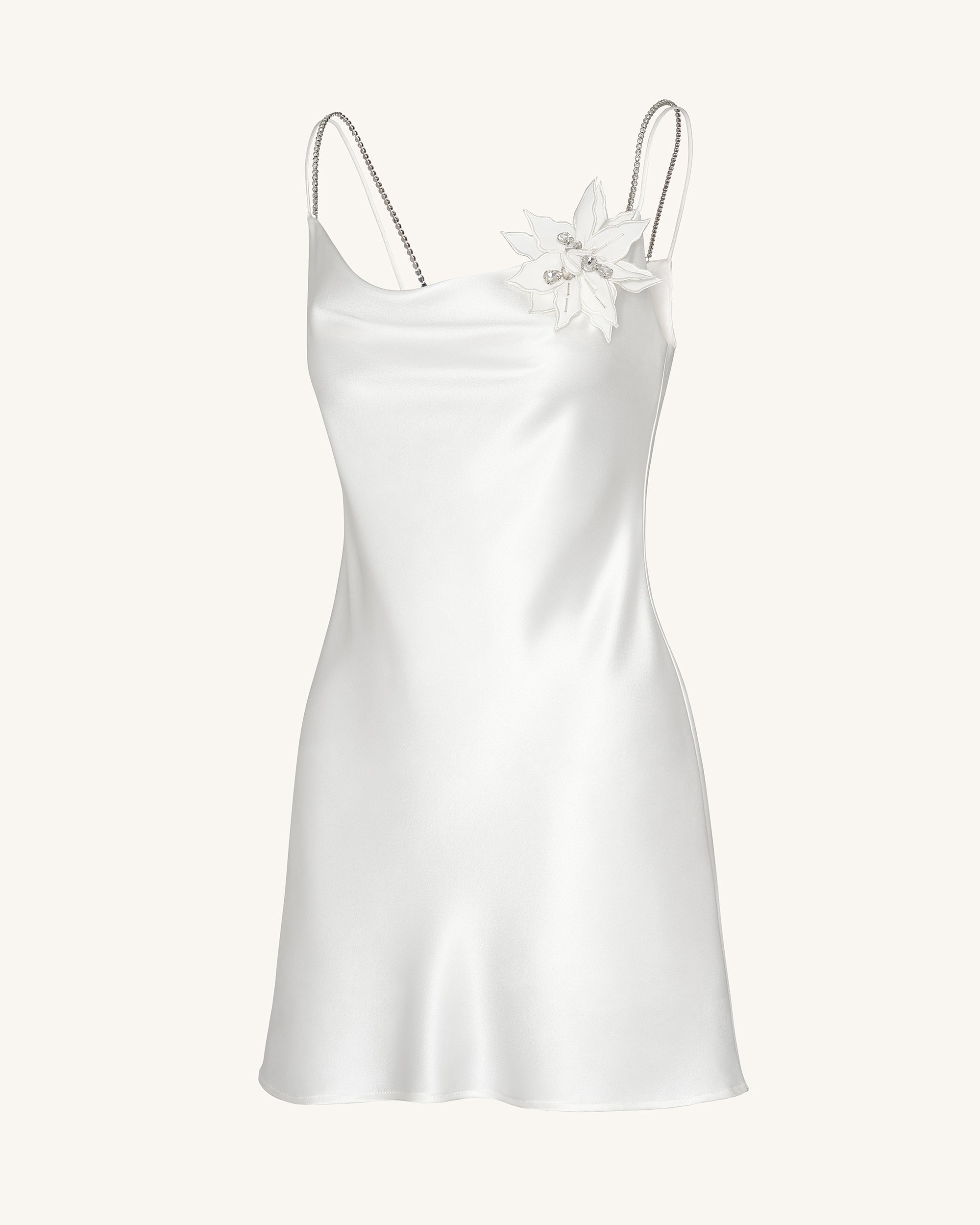 Crystal Flora Slip - White - Image 4