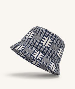Alternative view of FEI Jacquard Knit Bucket Hat - Navy