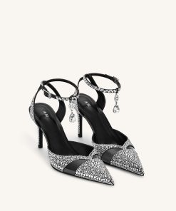 Alternative view of Haidi Artificial Crystal Pumps - Black