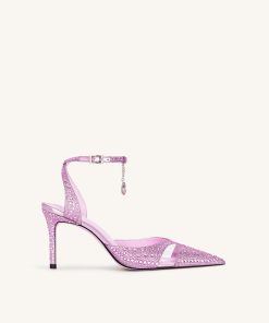 Haidi Artificial Crystal Pumps - Pink