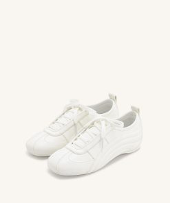 Alternative view of Ferne Streamlined Lustrous Sneakers  - White