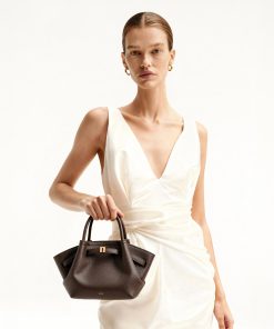 Alternative view of Hana Mini Tote Bag - Dark Brown