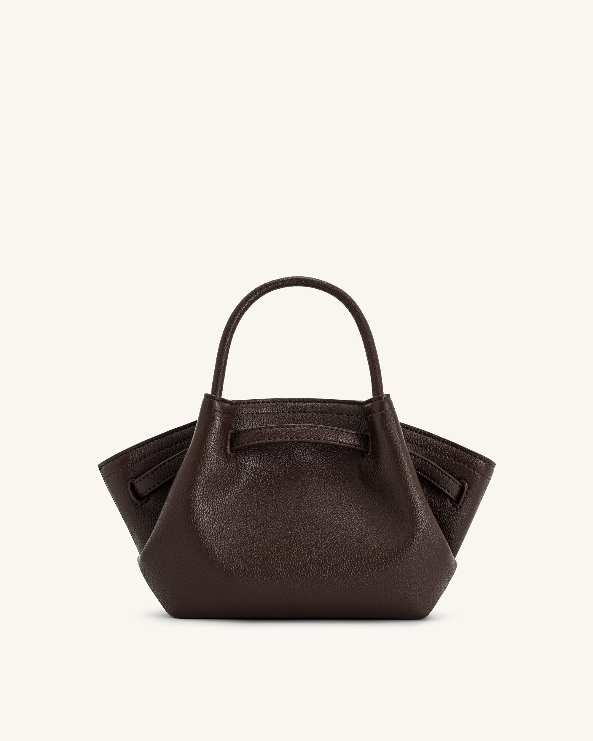 Hana Mini Tote Bag - Dark Brown - Image 5