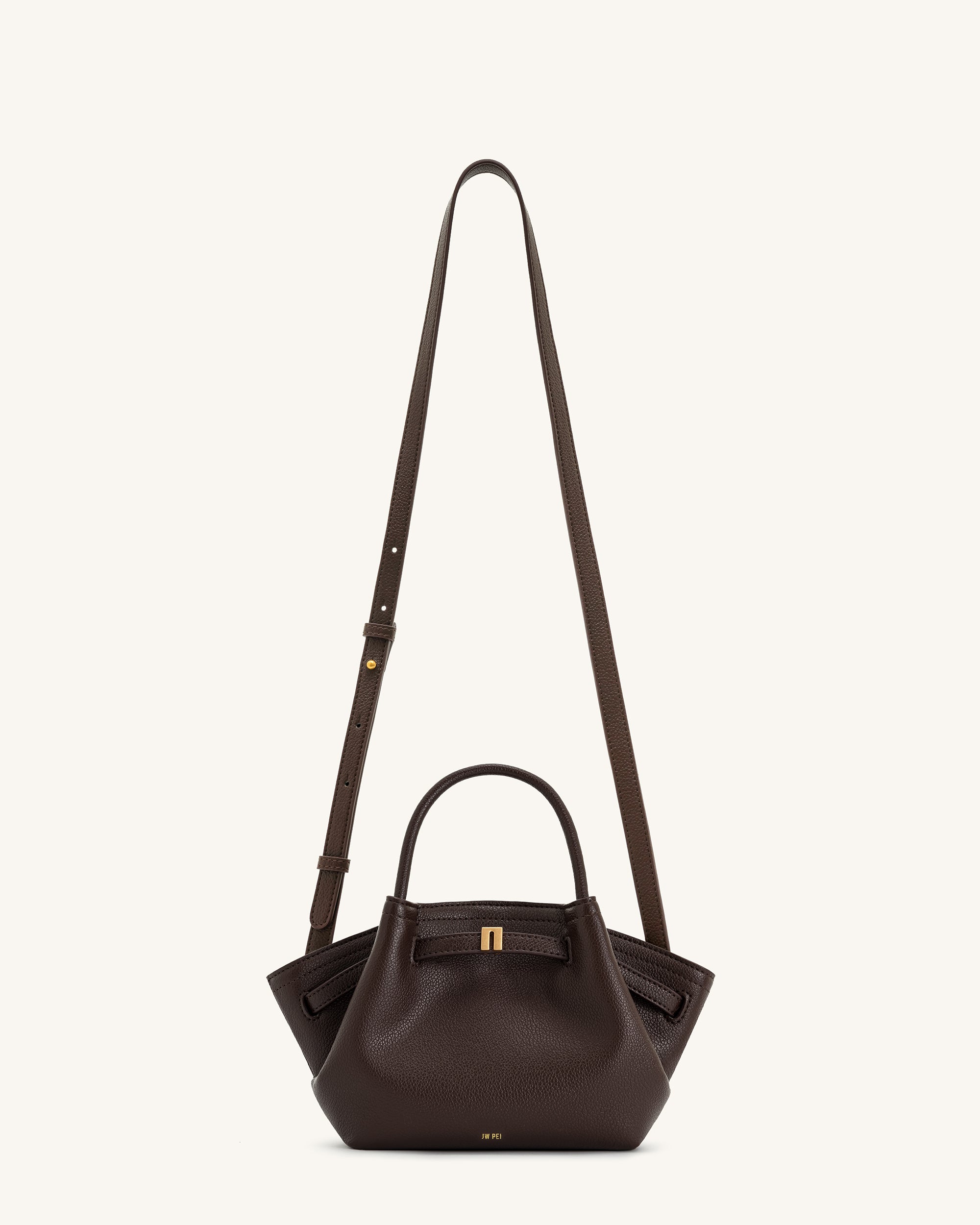 Hana Mini Tote Bag - Dark Brown - Image 3