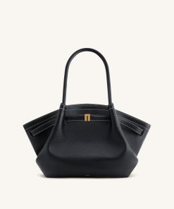 Hana Medium Tote Bag - Black