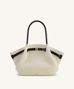 Hana Medium Tote Bag - Black Canvas