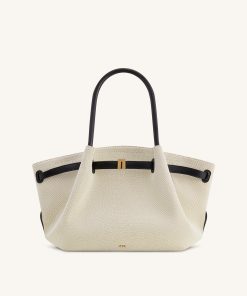 Alternative view of Hana Medium Tote Bag - Black Canvas