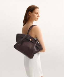 Alternative view of Hana Medium Tote Bag - Dark Brown