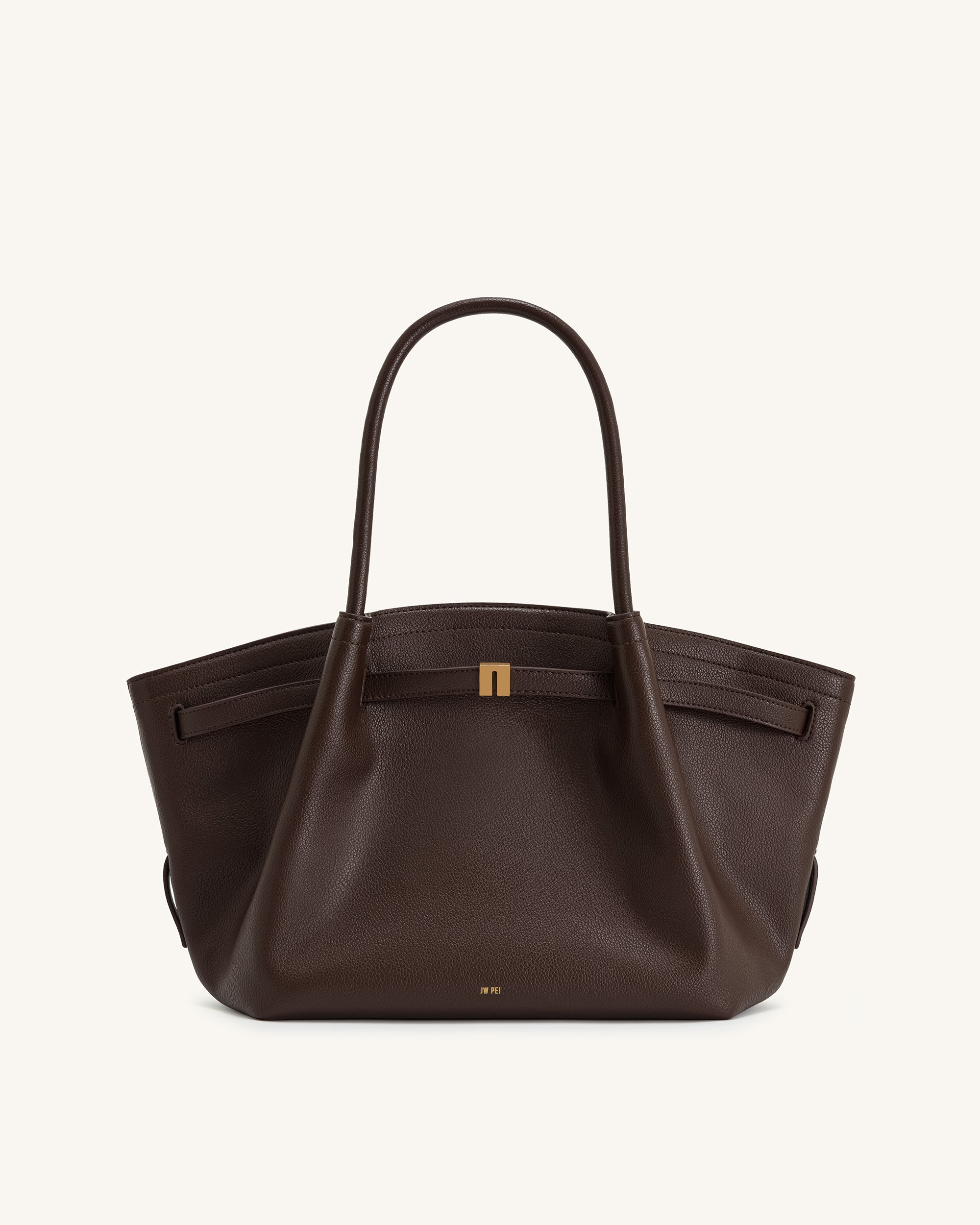 Hana Medium Tote Bag - Dark Brown - Image 3