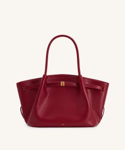 Alternative view of Hana Medium Tote Bag - Claret