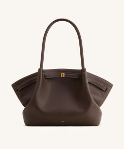 Hana Large Tote Bag - Dark Brown