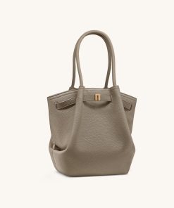 Alternative view of Hana Column Tote Bag - Taupe