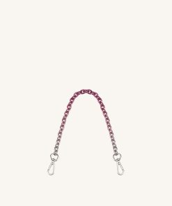 Alternative view of Isla Gradient Chain Strap - Purple