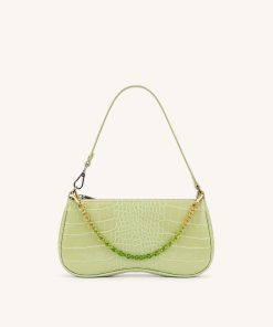Alternative view of Isla Gradient Chain Strap - Green