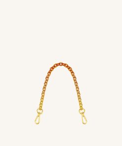 Alternative view of Isla Gradient Chain Strap - Orange