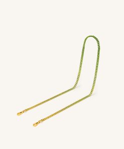 Alternative view of Aria Gradient Chain Strap - Green