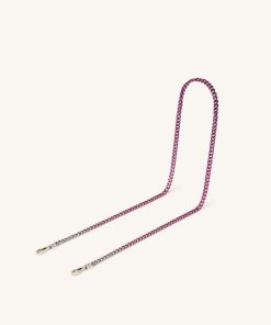 Alternative view of Aria Gradient Chain Strap - Purple