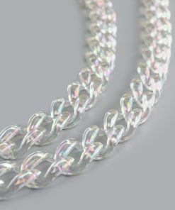 Alternative view of Tara Laser Transparent Acrylic Chain