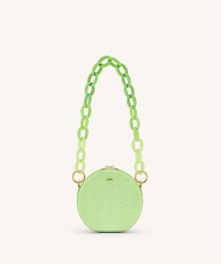 Alternative view of Mya Gradient Acrylic Chain Strap - Green