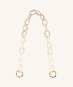 Mya Gradient Acrylic Chain Strap - Ivory