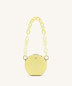 Alternative view of Mya Gradient Acrylic Chain Strap - Yellow