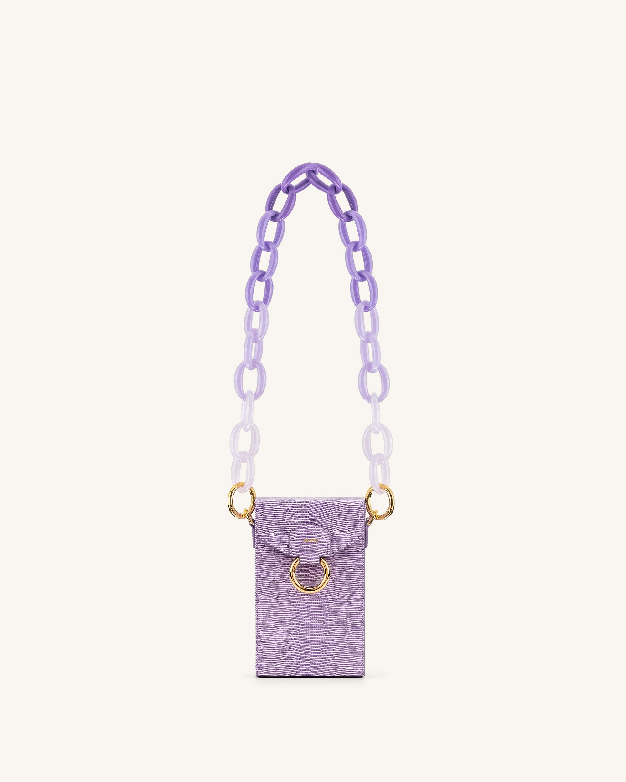 Mya Gradient Acrylic Chain Strap - Purple - Image 3