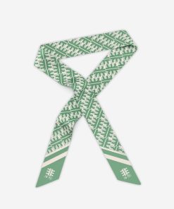 FEI Faux Silk Twill Scarf - Green