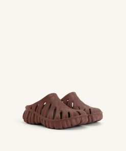 Alternative view of Tara Leaf Platform Clog - Brown