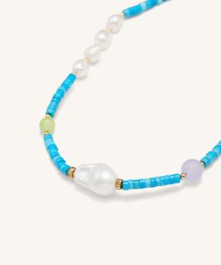 Alternative view of Turquoise Multi Beaded Necklace
