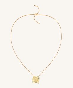 Alternative view of Cosmos Combination Necklace - 18ct Gold Plated & Multicolor Zircon
