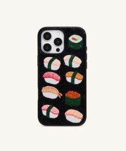Alternative view of Sushi Phone Case - Multicolor Black