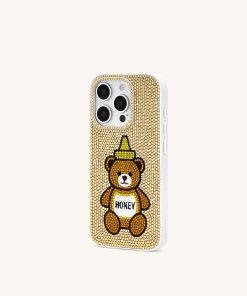 Alternative view of Honey Bear Artificial Crystal Phone Case - Neutral