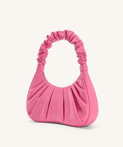 Alternative view of Gabbi Ruched Hobo Handbag - Pink