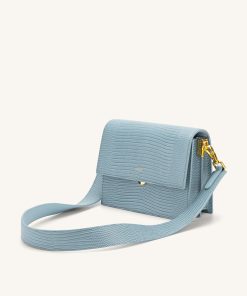 Mini Flap Crossbody - Ice Lizard