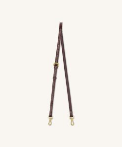 Strap for Mini Flap - Brown Croc