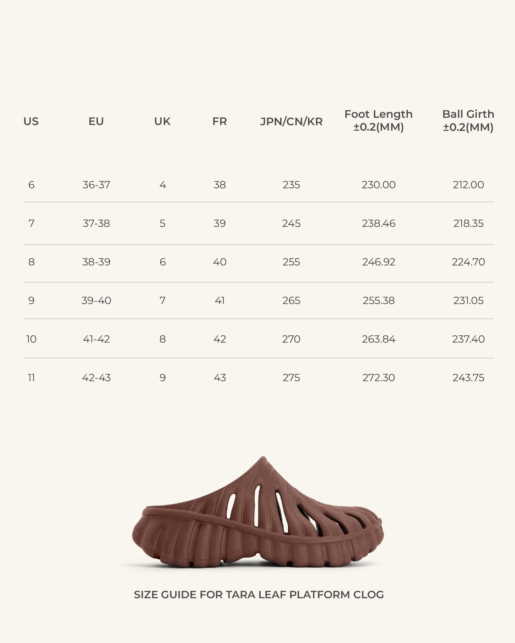 Tara Leaf Platform Clog - Brown - Image 6