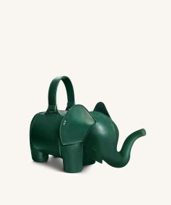 Alternative view of Claire Elephant Shaped Handbag - Green