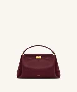 Carmen Top Handle Bag - Burgundy