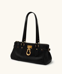 Alternative view of Yvette Elongated Tote Bag - Black