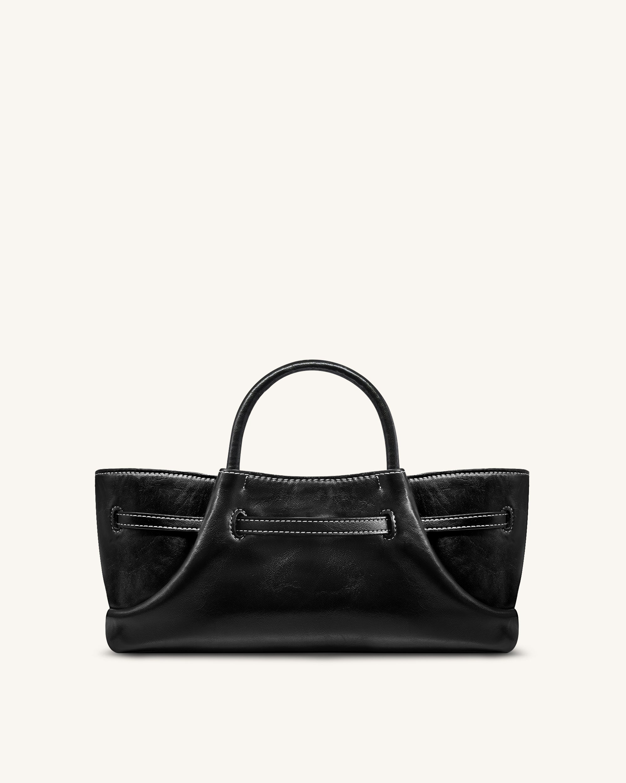 Maeve Dachshund Metal Charm Tote Bag - Black - Image 4