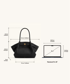 Alternative view of Hana Large Tote Bag - Black