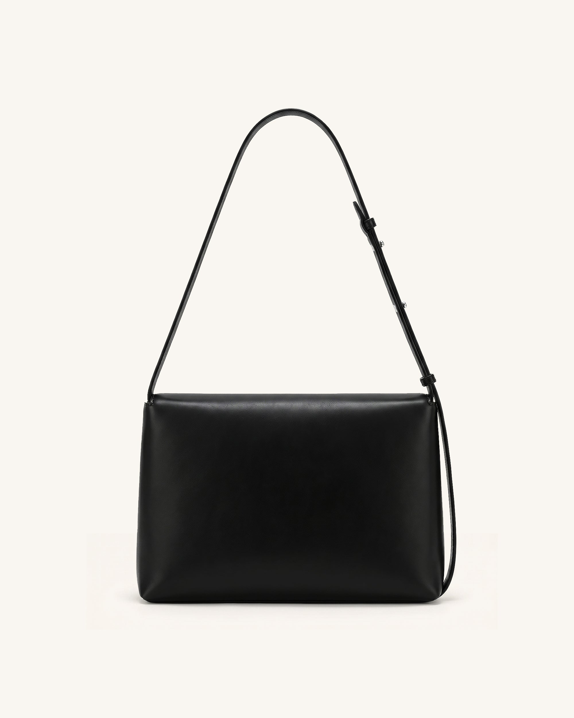 Isolde Flap Shoulder Bag - Black - Image 5