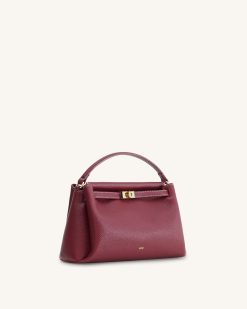 Alternative view of Carmen Top Handle Bag - Burgundy