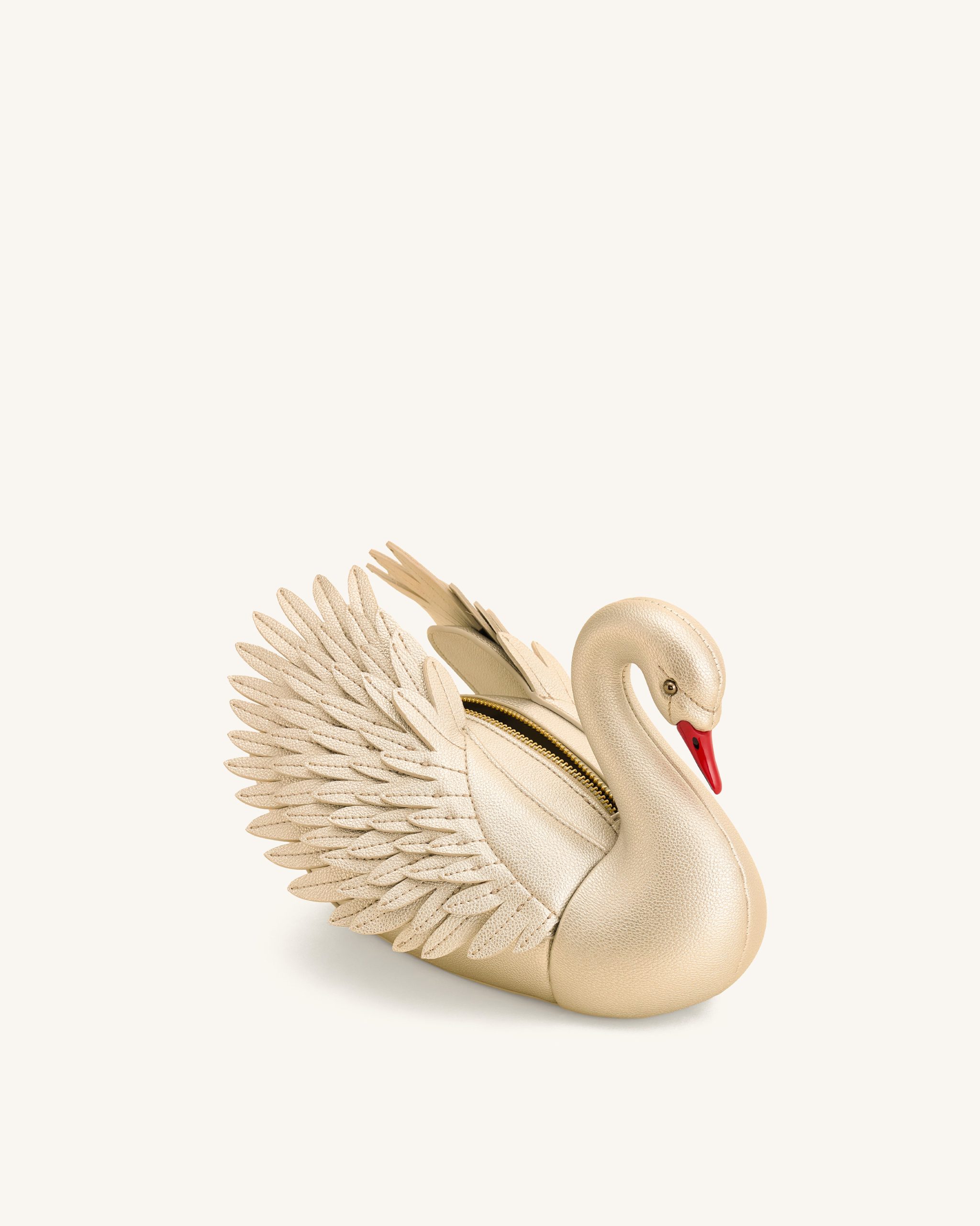 Alani Swan Shaped Crossbody Bag - Gold - Image 4