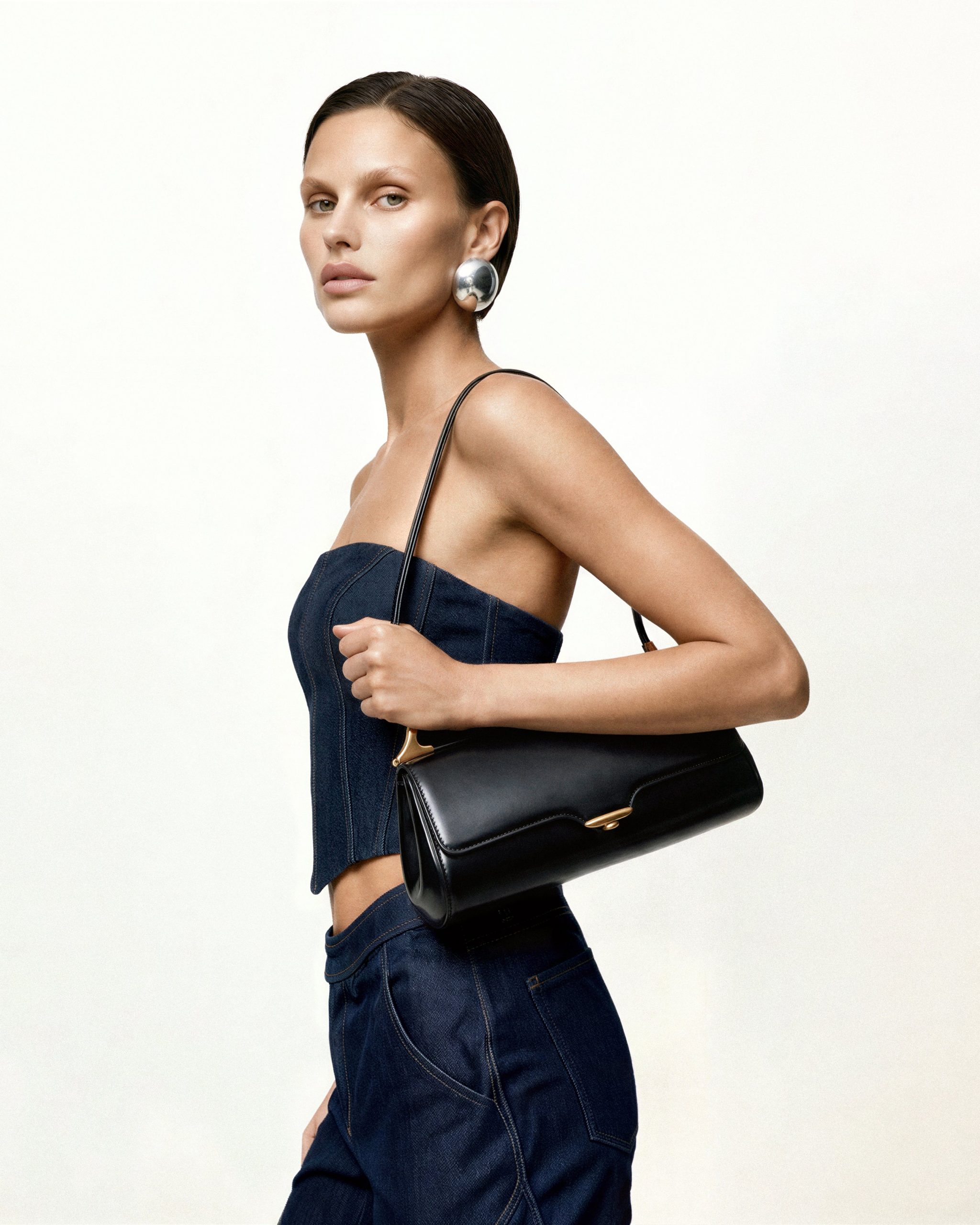 Eloise Shoulder Bag - Black - Image 2